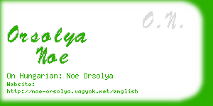 orsolya noe business card